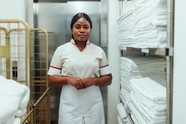 Image of a Hotel Housekeeper